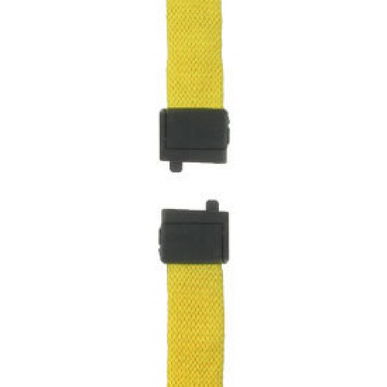 3/4" Dye-Sublimated Lanyard with Metal Crimp and Metal Swivel Snap Hook