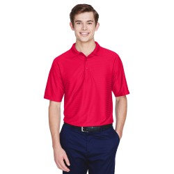 UltraClub - Men's Cool & Dry Elite Tonal Stripe Performance Polo