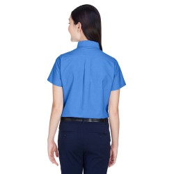 UltraClub - Ladies' Classic Wrinkle-Resistant Short-Sleeve Oxford